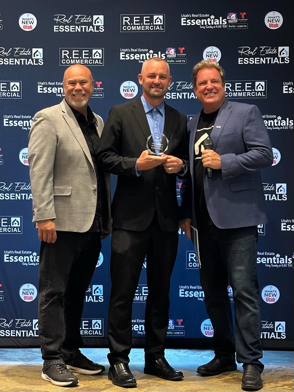 AIRE leadership with the Utah's Real Estate Essentials on ABC4 team